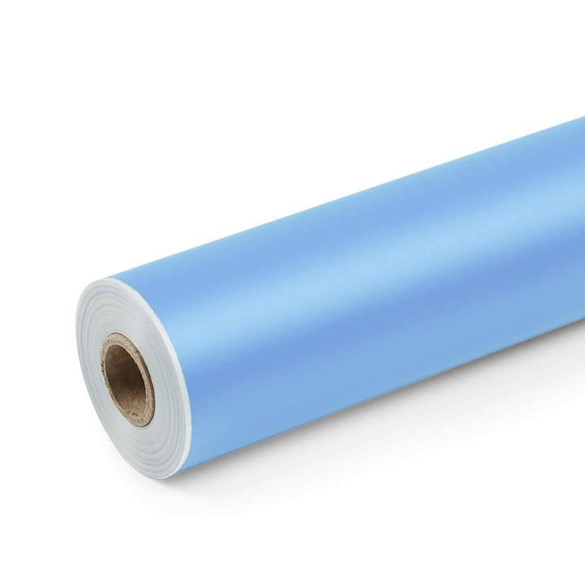 Tinted Light Blue on Frosted Film