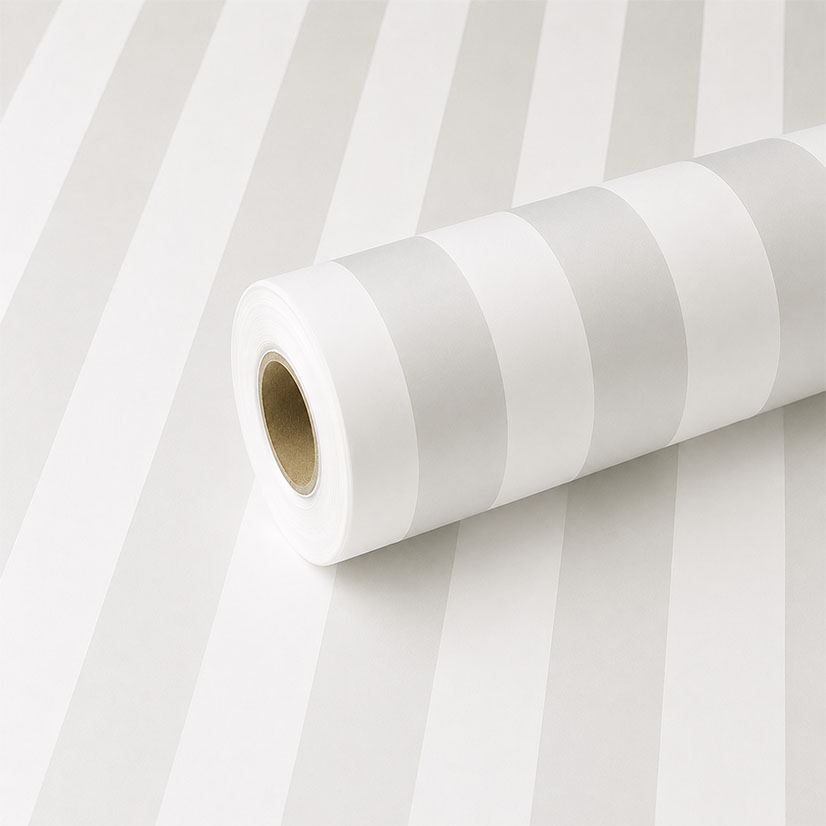 White Stripe Frosted Film