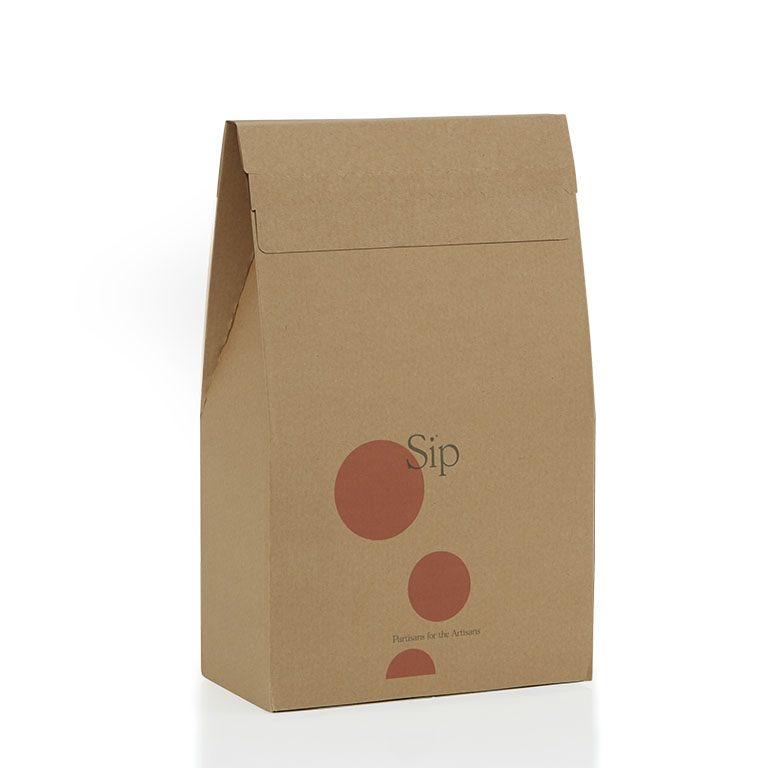 Flexi Hex Double Pinch Top Box Printed 1 panel CMYK