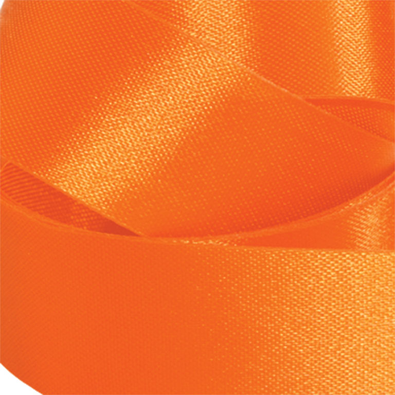SA Ribbon 15mm Tangerine 44 Printed